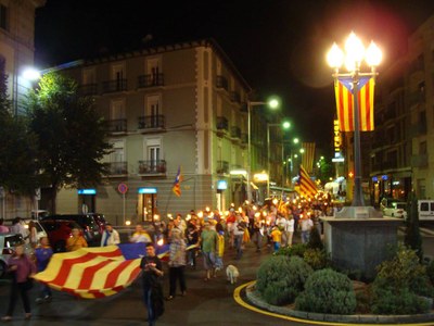 Diada 2014 - Marxa de Torxes
