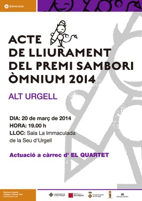 Omnium Cultural - Premi Sambori 2014