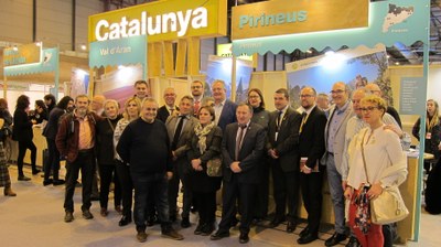 Presentació de l'estand de Catalunya a Fitur