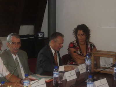 Jesús Fierro, en un ple del Consell Comarcal de l'Alt Urgell