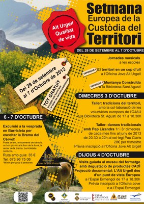 Setmana Custòdia Territori - Cartell 2012