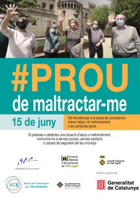 L'Alt Urgell s'adhereix al Dia Mundial per a la presa de consciència sobre l'abús i el maltractament a les persones grans 