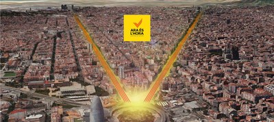 Via Catalana 2014 - Imatge virtual