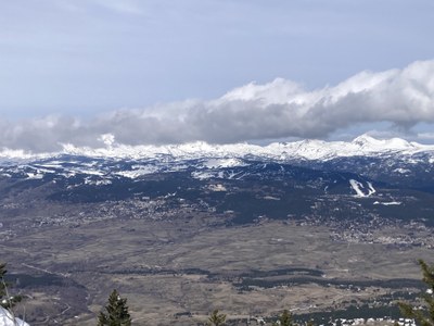 Panoràmica de l'Alta Cerdanya, amb Font-romeu i Bolquera al centre (Foto: J. Ignasi Cervera)