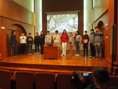 Alumnes de l'Institut La Valira presenten la seva aplicació 'Seumap'
