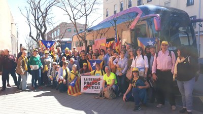 L'ANC Alt Urgell, a Madrid per a la manifestació en defensa de l'autodeterminació