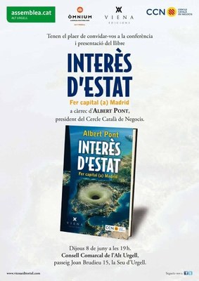 Presentació a la Seu del llibre 'Interès d'Estat'