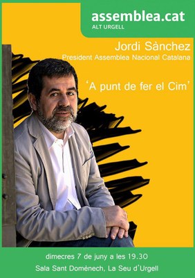 Xerrada de Jordi Sànchez a la Seu