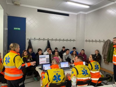 Un taller de RCP durant la Jornada d'emergències a la Seu d'Urgell (Foto: Salut)
