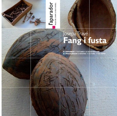 Cartell d'una exposició de Josepa Travé a l'Aparador