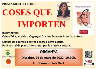 Presentació del llibre 'Coses que importen', a Organyà