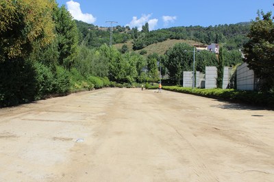Aparcament del cementiri municipal de la Seu d'Urgell