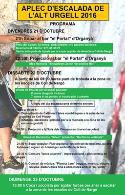 Aplec d'Escalada de l'Alt Urgell 2016