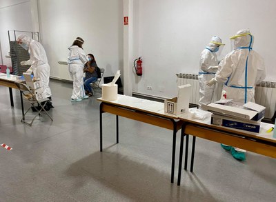 Realització de proves PCR a la Seu d'Urgell