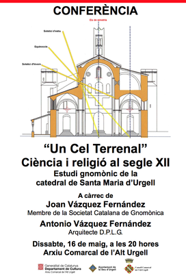 Xerrada 'Un cel terrenal' - Cartell