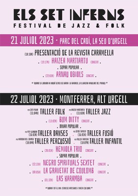 Programa del festival Els Set Inferns 