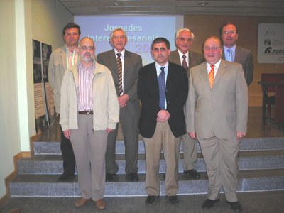Foto dels presidents de les associacions d'empresaris del Pirineu Oriental