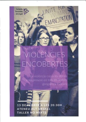 Taller sobre violències encobertes