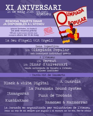 11è aniversari de l'Ateneu Alt Urgell