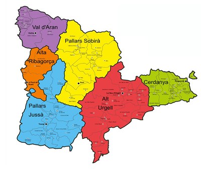 Territori de l'Ateneu Cooperatiu de l'Alt Pirineu i Aran