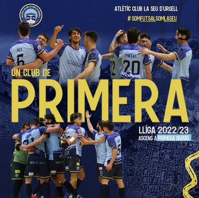 L'Atlètic Club La Seu, nou equip de Primera Catalana de Futbol Sala (@atleticlaseu)