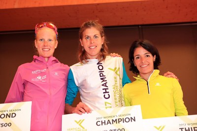 Laura Orgué, campiona de la Copa del Món 2017 de quilòmetre vertical (Foto: VKWC)
