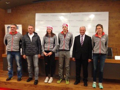 Presentació de l'equip andorrà d'esquí nòrdic 2017-2018 (FAE)