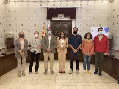 Reunió de Laura Vilagrà amb l'alcalde i amb representants de l'Ajuntament de la Seu d'Urgell