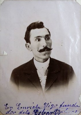 Retrat d'Enric Vigo (Foto: arxiu Ecomuseu de les Valls d'Àneu)