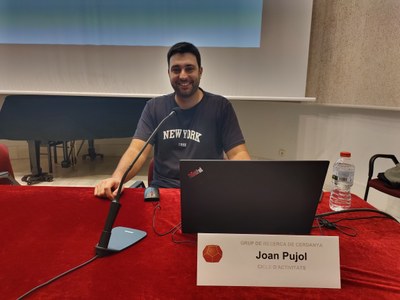 Joan Pujol, en el cicle 'A l'estiu, recerca't' (Foto: Francesc Esteban)