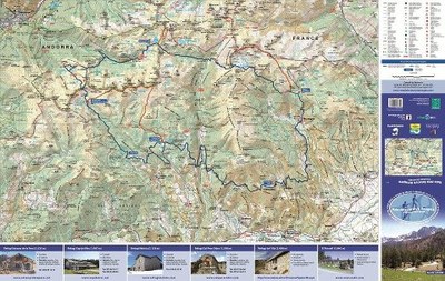 Ruta dels Estanys Amagats - Mapa
