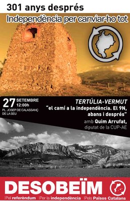 CUP - 301 anys de la capitulació