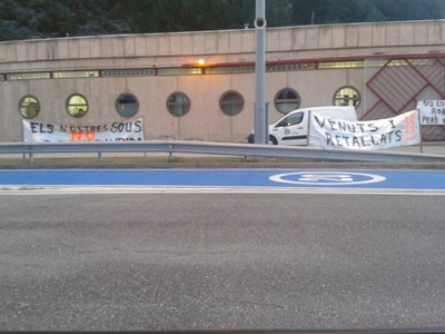Túnel del Cadí - Protesta dels treballadors