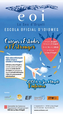 Cartell de l'activitat de l'EOI de la Seu