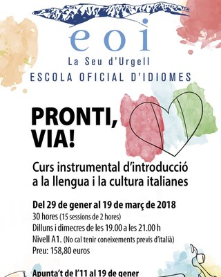 Curs d'introducció a la llengua i la cultura italianes
