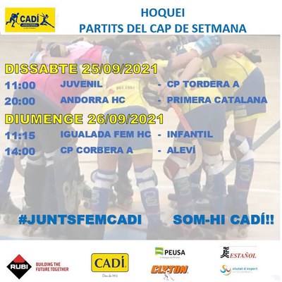 Quadre dels partits del CHPA Cadí