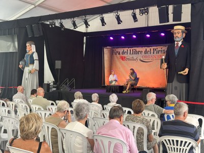 Presentacions de novetats a la Fira del Llibre del Pirineu, a Organyà (Foto: RàdioSeu)