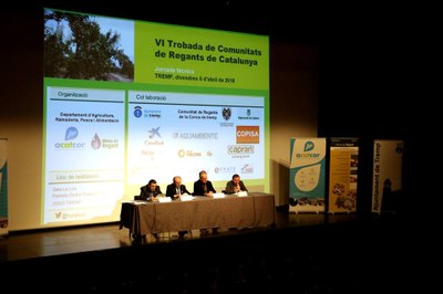 Trobada de l'Associació Catalana de Comunitats de Regants (Foto: ACN)