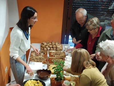 Una sessió d'esmorzars saludables organitzada a la Regió Sanitària del Pirineu (Foto: Departament de Salut)