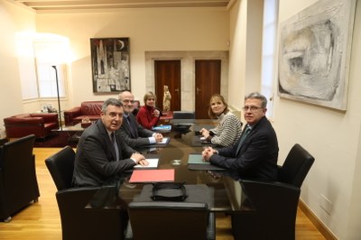 Trobada institucional a Girona (Foto: Jordi Ribot / Iconna)