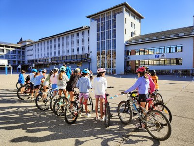 Tallers de l'ICAEN per al foment de l'ús de la bicicleta (Foto: CCAU)