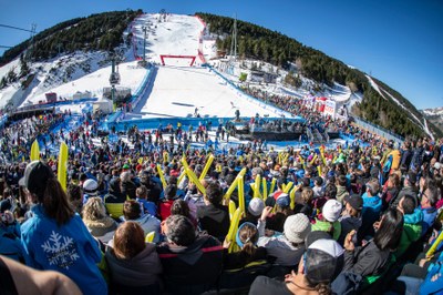 Finals de la Copa del Món d'esquí 2019, a Soldeu (Foto: Oriol Molas / Grandvalira)
