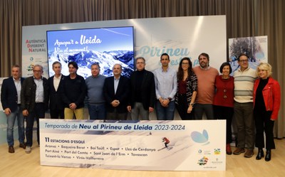 Presentació de la temporada de neu al Patronat de Turisme de la Diputació de Lleida