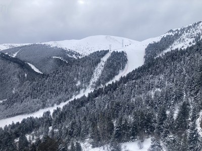 L'estació de La Molina, aquest cap de setmana passat