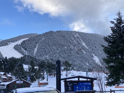 L'estació de La Molina, aquest mes de desembre (Foto: RàdioSeu)