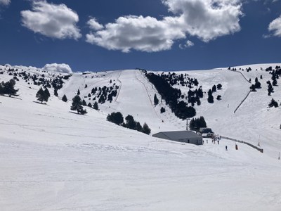 La Molina (sector de Torrent Negre), a l'inici d'aquest mes d'abril de 2022