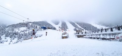 L'estació d'esquí d'Espot, aquest dilluns (Foto: Pirineu365 / FGC)