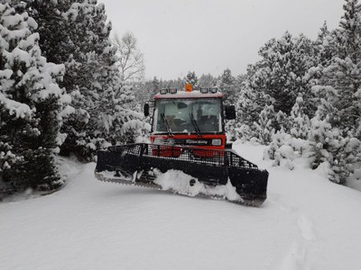 Preparació dels circuits a les estacions de fons (Foto: Tot Nòrdic)