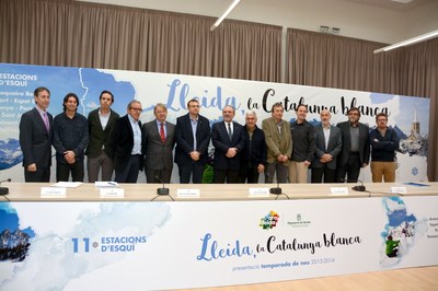 Presentació de la temporada d'esquí a la Diputació de Lleida