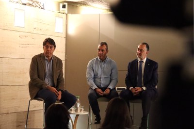 Presentació del pla d'FGC, pioner a nivell mundial, per produir neu amb menys aigua (Foto: ACN)